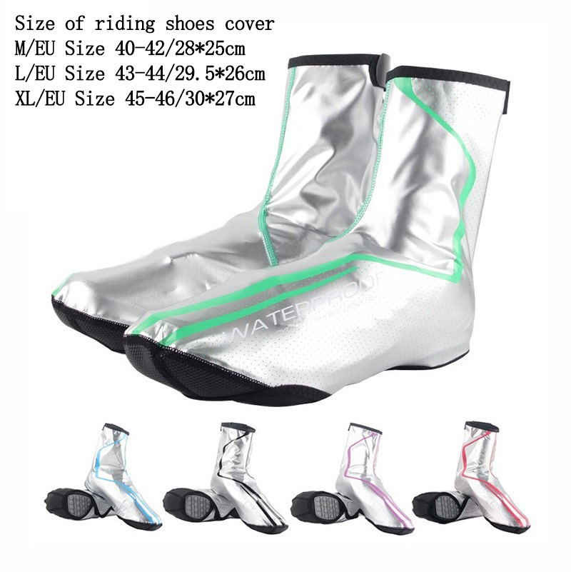 Cycling Commuter Shoes - 防水サイクリングシューズカバー、男女兼用、PU素材、自転車用オーバーシューズ、冬用、通勤・通学用、自転車シューズ保護用。