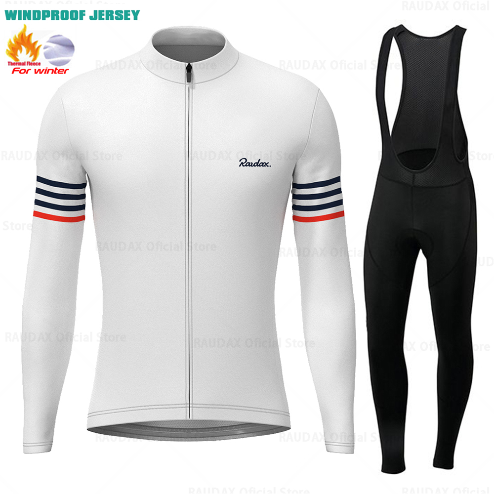 Cycling Commuter Clothing - Raudax-冬用の長袖フリースジャージ,暖かくて暖かいサイクリングウェア