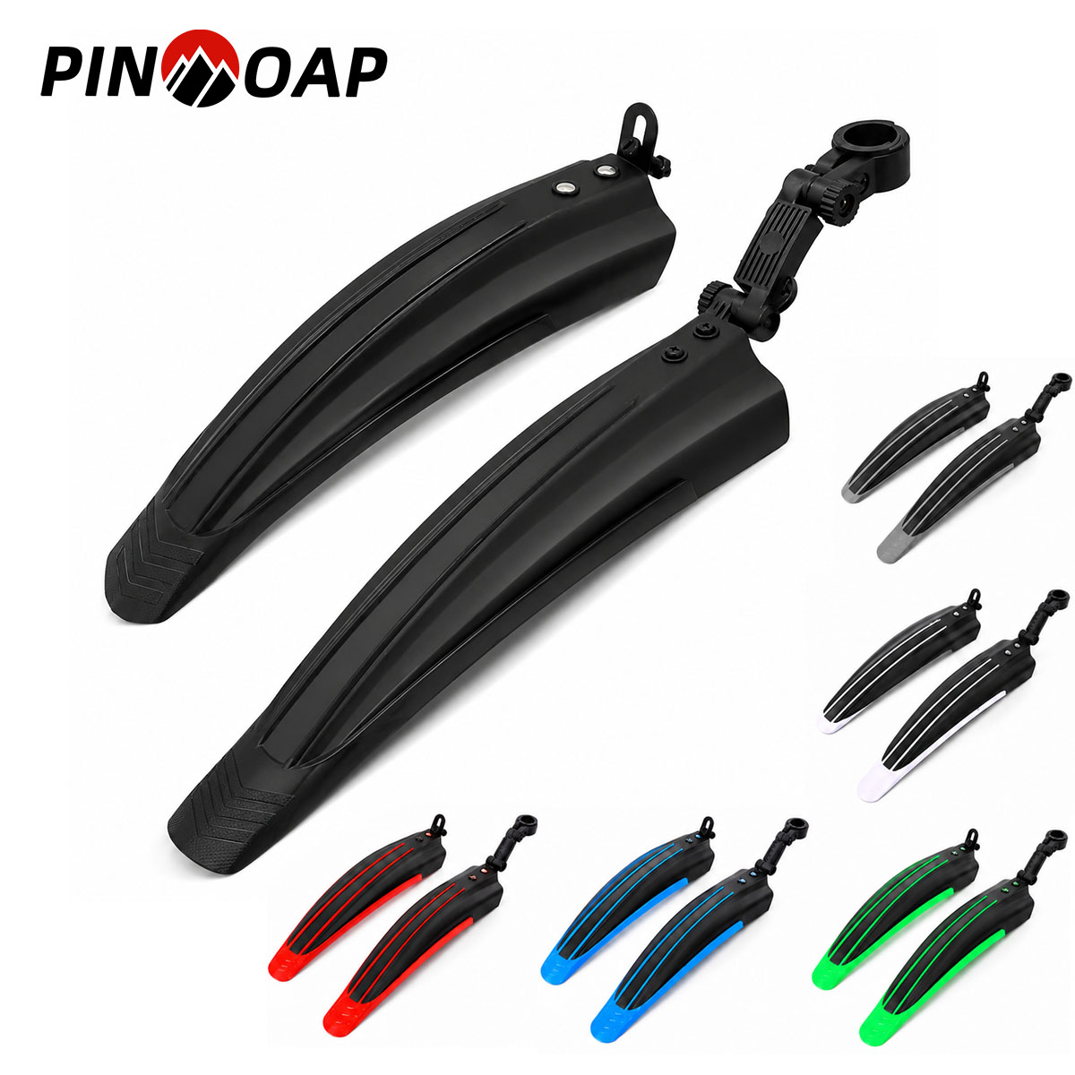 PINMOAP 2 個自転車マッドガードセットバイクフェンダ - Cycling Commute Rain のレビューと価格