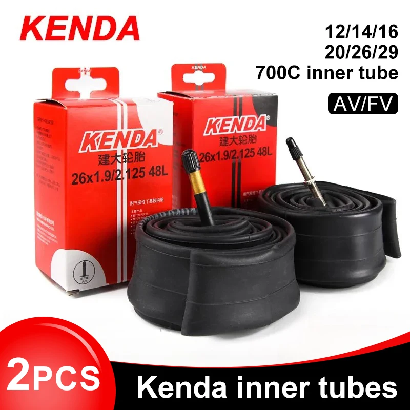 2 個 KENDA 自転車インナーチューブ 20/26/27 - Inner Tube 700C のレビューと価格