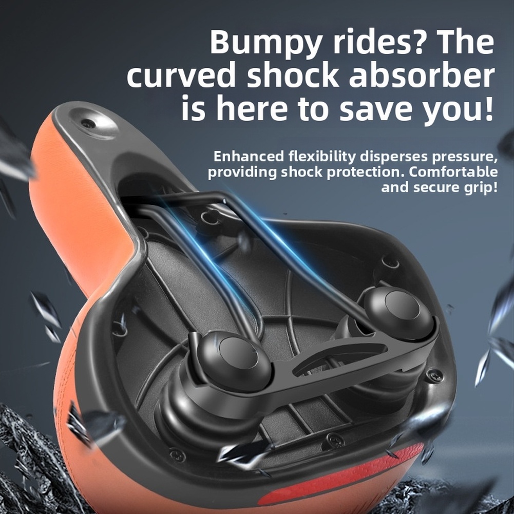 幅広で厚いサポート力のあるフォーム自転車サドル、衝撃吸収バイ - Commuting By Bike のレビューと価格