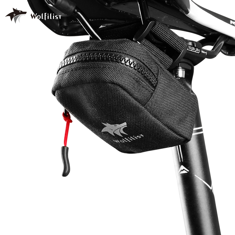 WOLFILIST バイクシートバッグ - 反射ロゴ付き小型 - Cycling Journey のレビューと価格