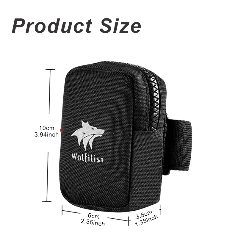 WOLFILIST バイクシートバッグ - 反射ロゴ付き小型 - Cycling Journey のレビューと価格