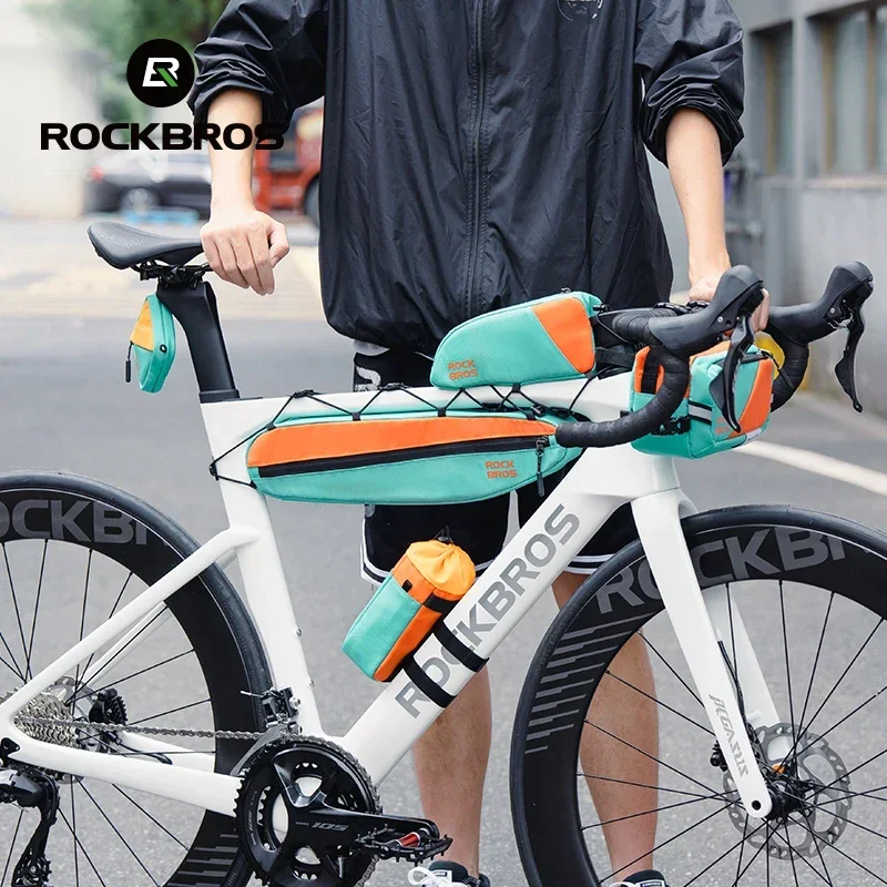 Rockbros-ポリエステル製自転車バッグ,フロントバッグ - Cycling Journey のレビューと価格