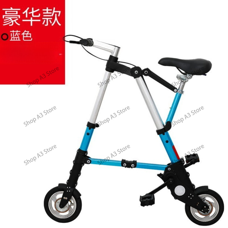 8インチミニ折りたたみ自転車 軽量手動ペダルバイク コンパク - Cycling Commute Distance のレビューと価格