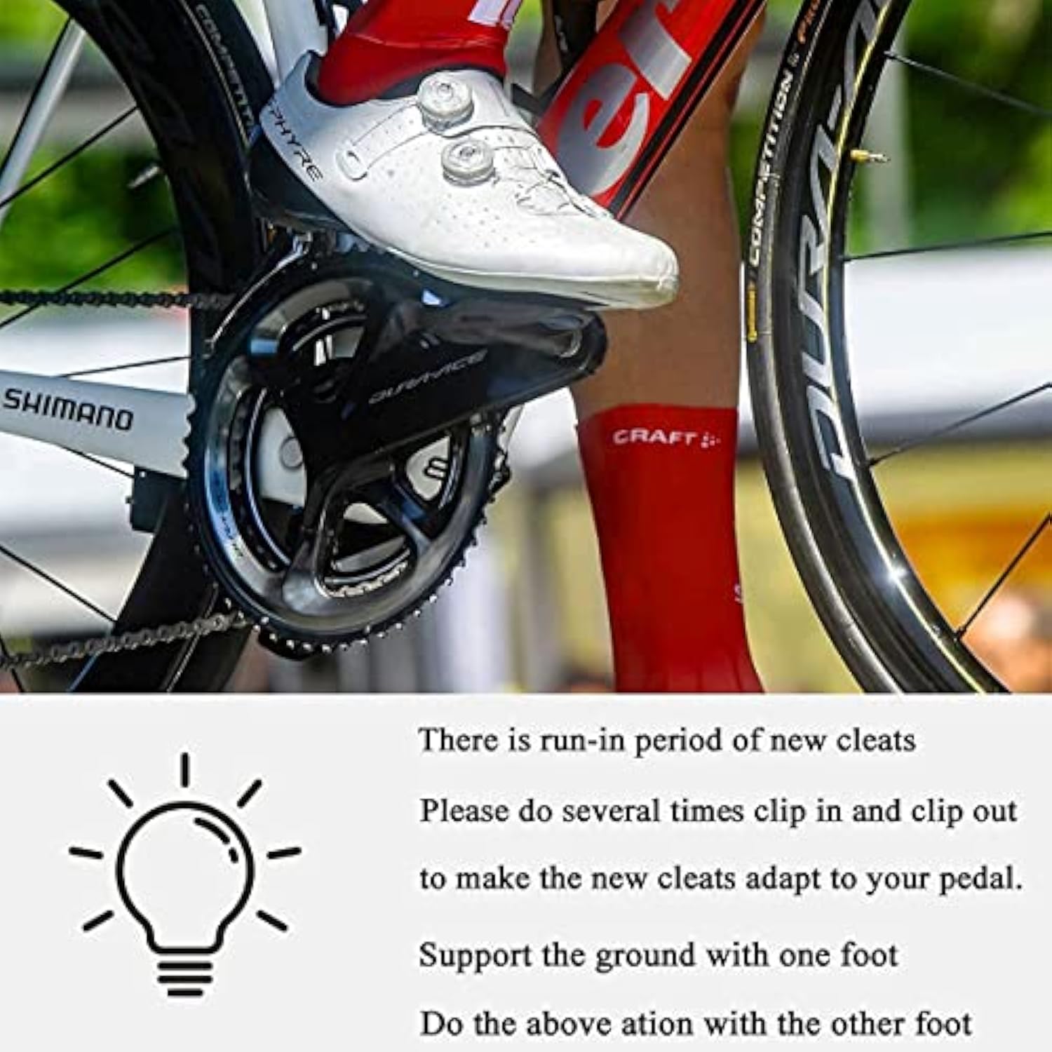シマノSPD-SLロック式サイクリングペダル用ロードバイクク - Cycling Commuter Shoes のレビューと価格