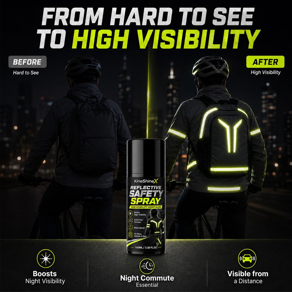 夜間反射安全スプレー高視認性コーティング塗料、サイクリング、 - Cycling Commute Gear のレビューと価格