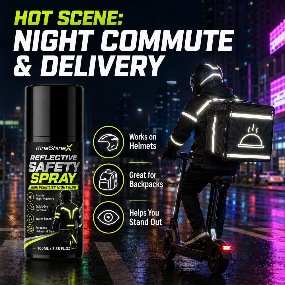 夜間反射安全スプレー高視認性コーティング塗料、サイクリング、 - Cycling Commute Gear のレビューと価格